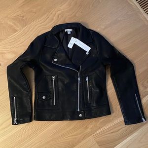 NWT Topshop Faux Leather Jacket